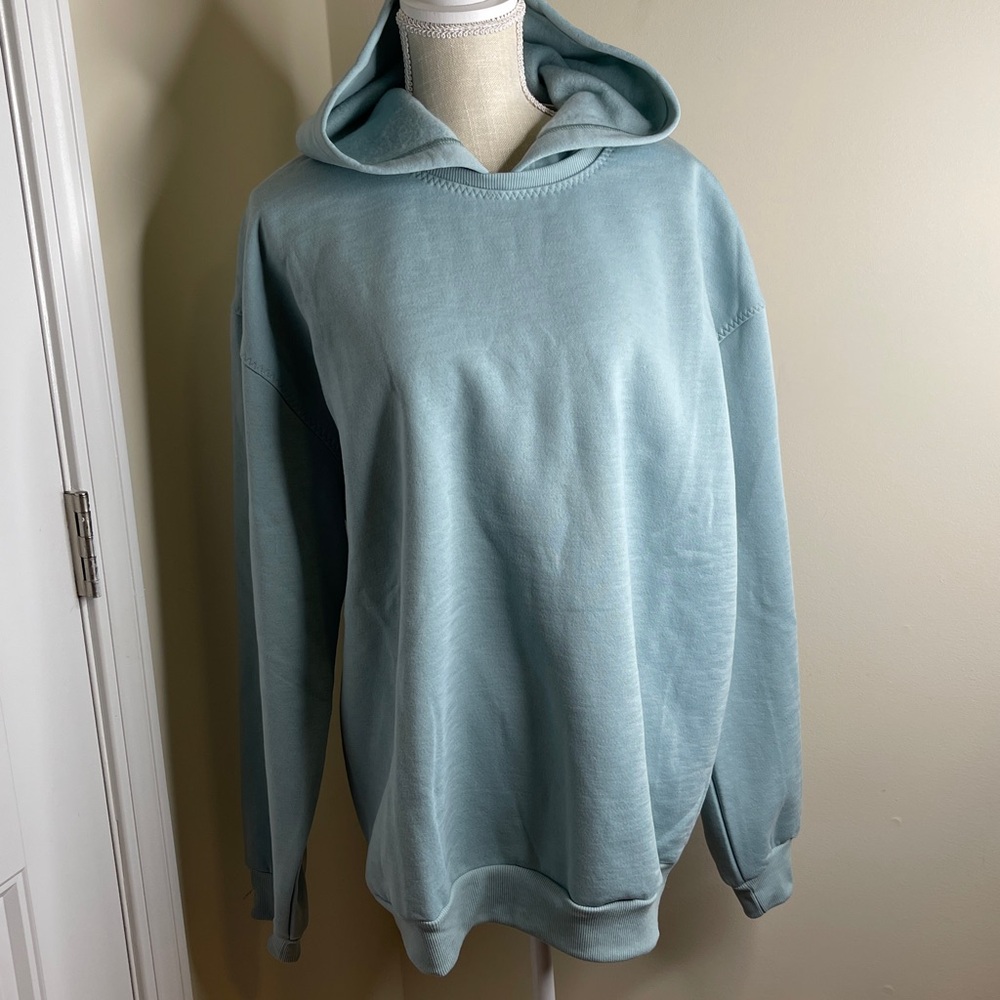 For Love And Lemons Light Blue Hoodie - Picture 7 of 11